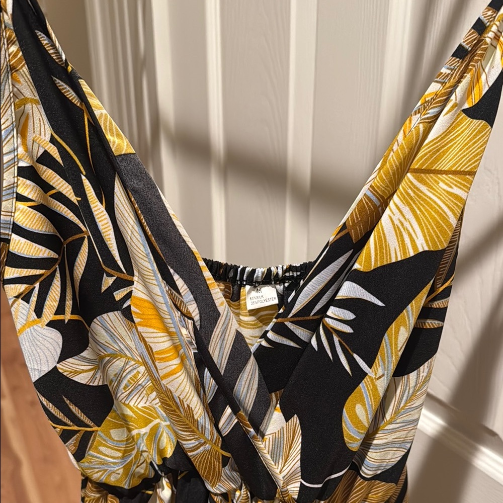 Tropical Print Dress